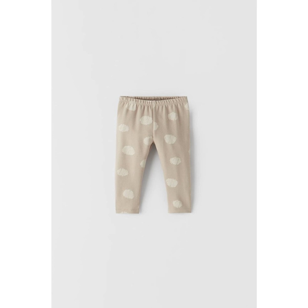 Zara 12/18M Brown Dot Long Leggings